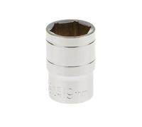 RoaQinFo Llave Allen Encastre Hexagonal Vaso Hexagonal Vaso Corto Herramienta Métrica Manual Acero Cromo Vanadio 1/2 Pulgada Conector 19 Mm Longitud Total 38, 4 piezas