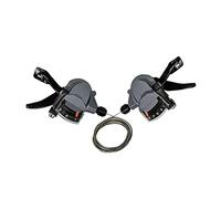 RoaQinFo Manetas de Cambio para Bicicleta M4000 3x9, 27 Velocidades, Izquierda Y Derecha