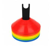 RoaQinFo Marcador de Entrenamiento Deportivo Cono de Disco Delimitador para Prácticas de Fútbol y Baloncesto Fabricado en Polietileno Apto para Deportes Escolares y Clubes, Logo Disc Handbag 1