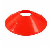 RoaQinFo Marcador de Entrenamiento Deportivo Cono de Disco Delimitador para Prácticas de Fútbol y Baloncesto Fabricado en Polietileno Apto para Deportes Escolares y Clubes, 22g Logo Dish 1pc
