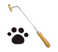 RoaQinFo Marcador de Pasteles, Sello de Acero Inoxidable, Herramienta de Estampación en Caliente para Hornear Pan, Galletas, Carne, Bricolaje, Pata de Gato, Individual