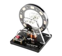 RoaQinFo Modelo de Motor Sin Escobillas de Rueda Pequeña con Tecnología de Bobina Simple, Adorno Ajustable para Experimentos de Física DIY.