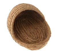 RoaQinFo Nido de/Jaula para Loros Tejido a Mano con Paja Y Hierba, S
