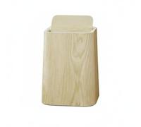 RoaQinFo Papelera Cuadrada Grande Basura Canasta Cubo Doble Capa Imitación Madera Resistente a Impactos Adecuada para Oficina Sala Hogar Dormitorio, Madera, M A