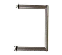RoaQinFo Percha para Pájaros de Acero Inoxidable, Accesorios para Jaulas de Pájaros, Afilador de, Recortador de para Pájaros Pequeños, Cotorra, CAC, Estilo un