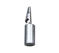 RoaQinFo Pinza de Manualidades Pinza Clip Abrazadera con Mordazas Serradas y Muelle Cuerpo Ponderado para Control de Múltiples Hebras Adecuada para Trenzado, 鳄鱼夹, 大号不带钩