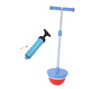 RoaQinFo Pogo Mango Antideslizante Y Barra Ajustable Balón de Salto Y Tablero de Equilibrio Fabricados Hierro Función Entrenar Coordinación Y, Azul Oscuro