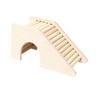 RoaQinFo Puente de Madera para Trepar, Juguete Resistente para Masticar, Interesante para Hámsteres, Escondite para Mascotas Y Otros Animales Pequeños C, Escalera