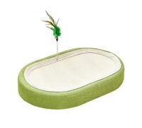 RoaQinFo Rascador para Gatos, Tumbona para Gatos, Almohadilla Rascadora para Gatos, Nido para Gatos, Almohadilla Rascadora Antideslizante para Muebles, Rascado, con Palo Gracioso Gato
