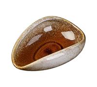 RoaQinFo Recipiente de para Té, Tazón para Pesar Granos de Café, Utensilio Portátil, Bandeja de Cerámica para Dosificación Individual, Taza Dosificad, Blanco, tal como se describe