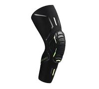 RoaQinFo Rodilleras/codillos con Tira Antideslizante. Equipo de Protección Deportiva para Ciclismo, Patinaje, Béisbol Y Baloncesto. Elástico para Adultos, Rodilla Negra M