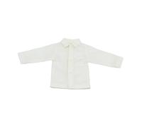 RoaQinFo Ropa para Figuras de Acción a Escala 1:12, Vestido, Moderno, Accesorio para Fotos, Ropa para Muñecas, Ropa en Miniatura para Cuerpos Masculinos de 6 P, Blanco