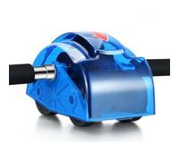 RoaQinFo Rueda Abdominal Rodillo Ejercicio Entrenamiento Core Rodillo Fitness Entrenador Tronco con Asistido y Rueda de PVC de Gran Agarre Mango de Espuma, Rebote 4 Ruedas