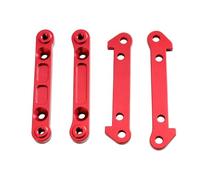 RoaQinFo Soporte de Antebrazo para Coche RC 1:10, Brazos Oscilantes, Piezas de Refuerzo, Modificación, Pieza de Repuesto, Soporte de Aluminio 6061 Delantero Y, Rojo