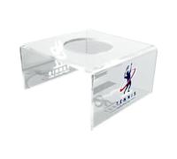RoaQinFo Soporte para Pelotas de Tenis, Soporte Pequeño para Exhibición de Pelotas Deportivas, Estante de Exhibición de Pelotas Deportivas, Soporte Esférico de, 1 Agujero