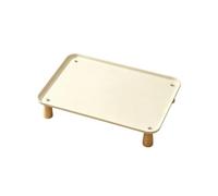 RoaQinFo te Elevado para Comedero y para Mascotas Bandeja Rectangular con Borde Patas de Madera de 6 Cm Ayuda a Mantener Limpio Adecuado para Cocina Comedor Cuidado de, Grande, Style to 5