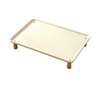 RoaQinFo te Elevado para Comedero y para Mascotas Bandeja Rectangular con Borde Patas de Madera de 6 Cm Ayuda a Mantener Limpio Adecuado para Cocina Comedor Cuidado de, Super Grande, Style to 4