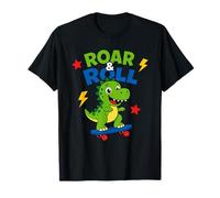 Roar and Roll - Monopatín de Dinosaurio para niños Camiseta