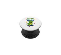 Roar and Roll - Monopatín de Dinosaurio para niños PopSockets PopGrip Adhesivo