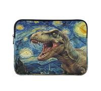 Roar Dinosaur Starry Night - Bolsa protectora acolchada para laptop y tablet, 15.6 pulgadas para mujer