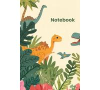 Roar & Write: Dinosaur Notebook for Kids: Lined Notebook for Boys and Girls, 6×9 Inches, 100 Pages, Perfect for Writing, School, and Creative Fun for Kids Ages 5-12