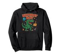 Roaring Birthday Boy Dinosaur Celebration Design Sudadera con Capucha