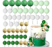 Roaring Good Time bola verde cake topper globos de oro verde para decoracion de tartas bolas decoracion de tartas para cumpleaños boda bridal shower babyshower