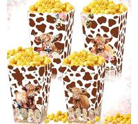 Roaring Good Time cajas de palomitas highland cow productos para fiestas infantiles productos para fiestas infantiles cake toppers fiesta de la vaca