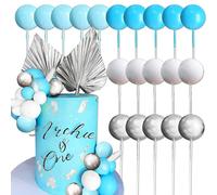 Roaring Good Time decoracion de tarta azul bolas de plata azules decoracion de tarta oh boy decoracion de tarta es un niño decoracion de tarta para boda bridal shower cumpleaños