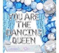 Roaring Good Time you are the dancing queen globos dancing queen decoración de soltera decoración de fiesta mamma mia decoración de los 70 decoración de fiesta disco