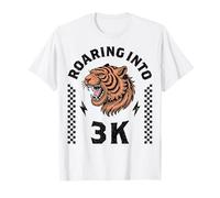 Roaring Into 3K Tiger Primer día de K3 Kids Estoy Listo para 3K Camiseta