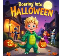 Roaring into Halloween book for kids : A Fun and Spooky Trick-or-Treat Children's Storybook