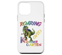 Roaring into Kindergarten Dinosaur Kids Day Back to School Carcasa para iPhone 12 Mini