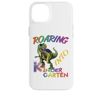 Roaring into Kindergarten Dinosaur Kids Day Back to School Carcasa para iPhone 14 Plus