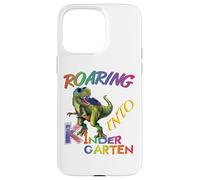 Roaring into Kindergarten Dinosaur Kids Day Back to School Carcasa para iPhone 15 Pro MAX
