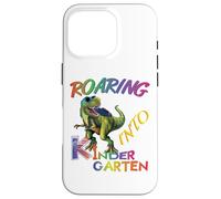 Roaring into Kindergarten Dinosaur Kids Day Back to School Carcasa para iPhone 16 Pro