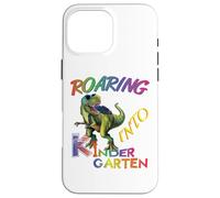 Roaring into Kindergarten Dinosaur Kids Day Back to School Carcasa para iPhone 16 Pro MAX