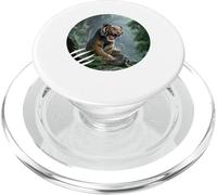Roaring Jungle Fierce Bengala Tiger Wild Animal Lover Big Cat PopSockets PopGrip para MagSafe