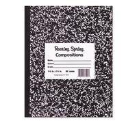 Roaring Spring 77333 Marble Cover Composition Book Wide Rule 8 1/2 x 7 48 Pages