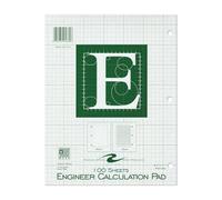 ROARING SPRING Almohadilla de ingeniería, 21,8 x 27,8 cm, verde, 100 hojas