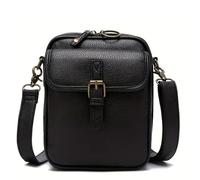 Roarrave Crossbody Leather Bag, New Crossbody Leather Bag for Women, Anti-Theft Retro Design, Large Capacity (black)