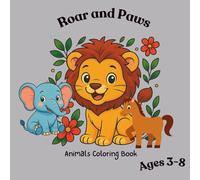Roars and Paws: Animal Fun for Little Ones: Kids Coloring book