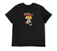 Roast Beef Orange Things Roastbeef Real Fans Men's T-Shirt Unisex Black Cotton Hip Hop Print tee Shirts L