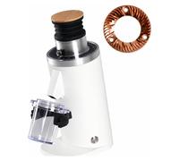 ROASTLY DF54 Red Ti Molinillo de Café Gen 4 IV V4, Molinillo de Café Eléctrico de Dosis Única, Prácticamente sin Retención (Blanco)
