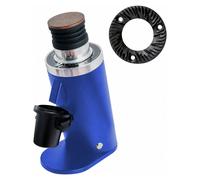 ROASTLY DF64 DLC Molinillo de Café Gen 2 II V2.7, Famoso White Label, Molinillo de Café Eléctrico de Dosis Única, Prácticamente Sin Retención (Azul)