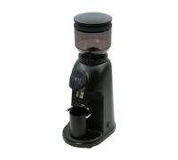 ROASTLY GF64 Molinillo de café, 64mm Flat-Burr, Famosa Etiqueta Blanca, Molinillo de café eléctrico de dosis única, Casi sin retención (Negro)