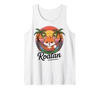 Roatan Red Fox, Roatan Honduras Fox, Roatan Camiseta sin Mangas