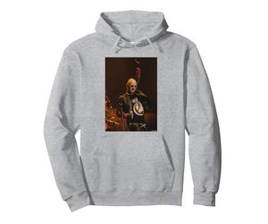 Rob Halford Judas Sacerdote Cantante En Vivo por Andy Willsher Sudadera con Capucha, Unisex para Adultos, Gris Jaspeado, XXL