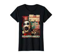 Rob Zombie Captain Spaulding Museum Camiseta, Mujer, Negro, 3XL