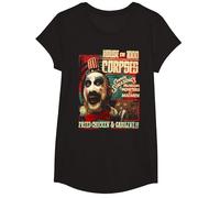 Rob Zombie Captain Spaulding Museum Camiseta, Niñas, Negro, L